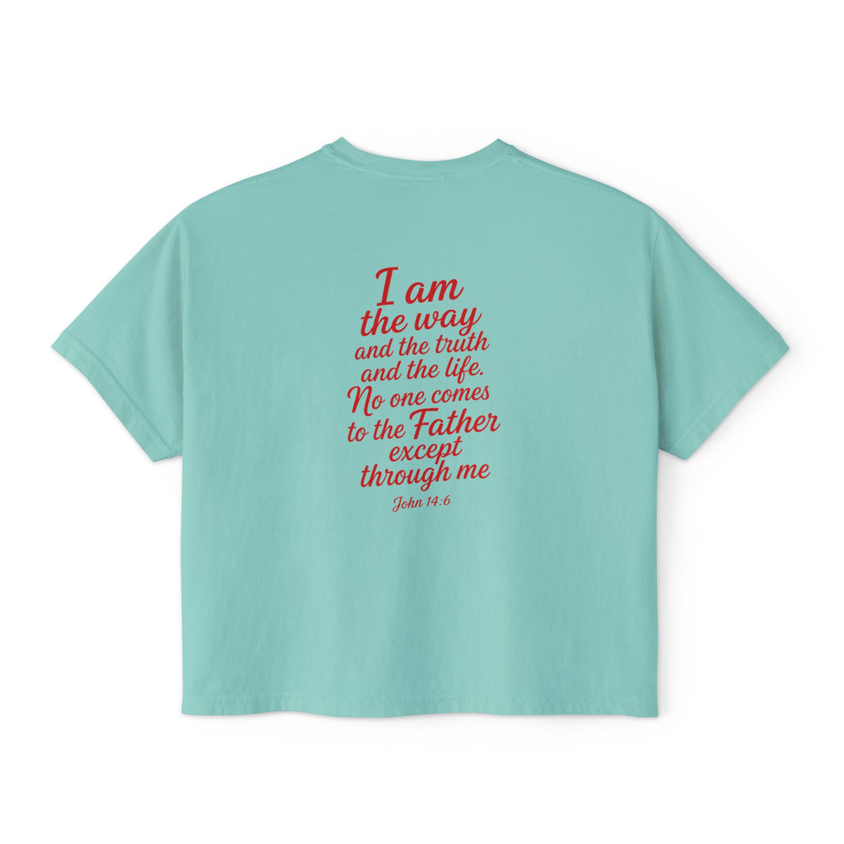 Comfort Colors Boxy Tee - Way of Life - One Way Cross
