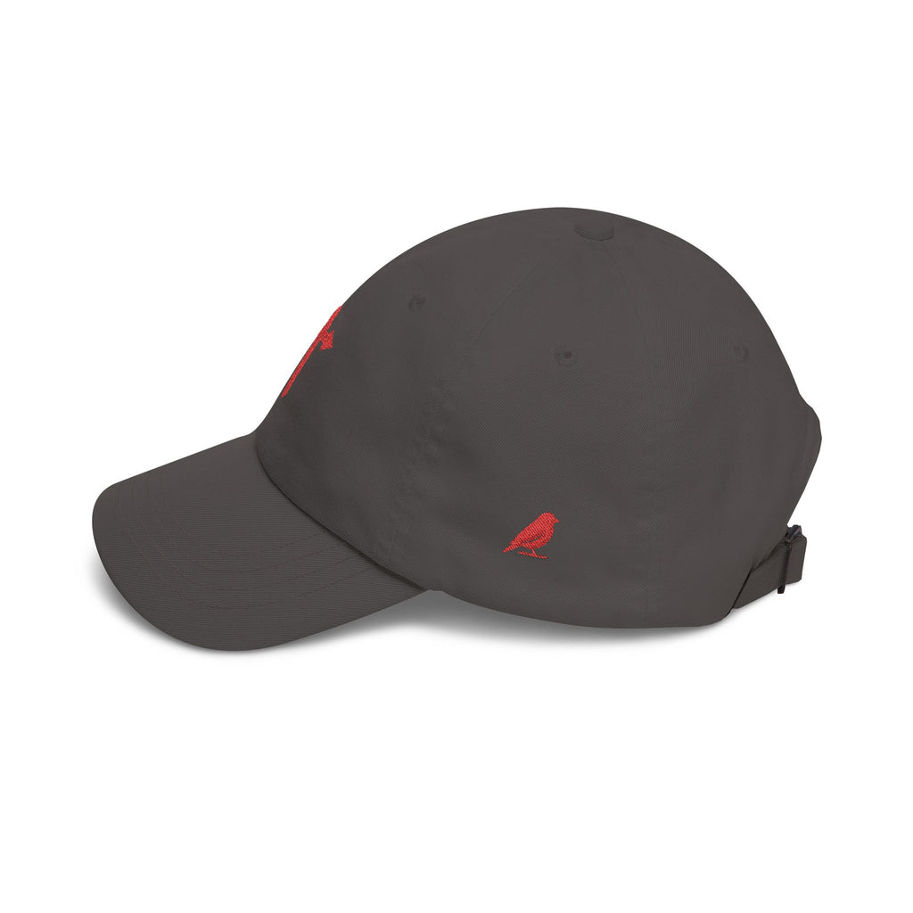Classic Dad Cap — Yellow Cross Embroidered Baseball Hat