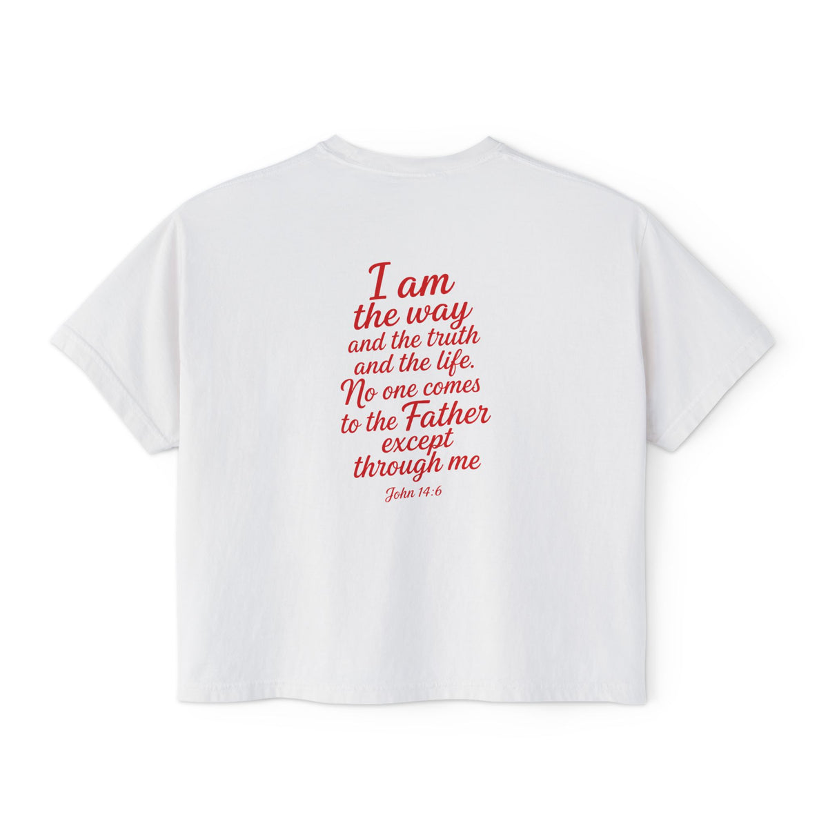 Comfort Colors Boxy Tee - Way of Life - One Way Cross