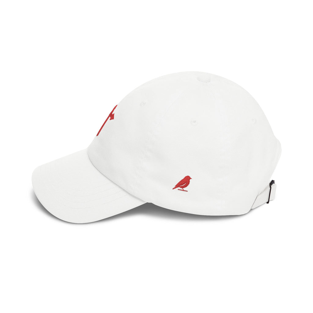 Classic Dad Cap — Yellow Cross Embroidered Baseball Hat