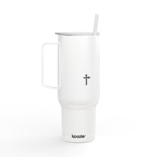 40oz Engraved Insulated Tumbler with Lid — Travel Mug for Coffee & Hydration