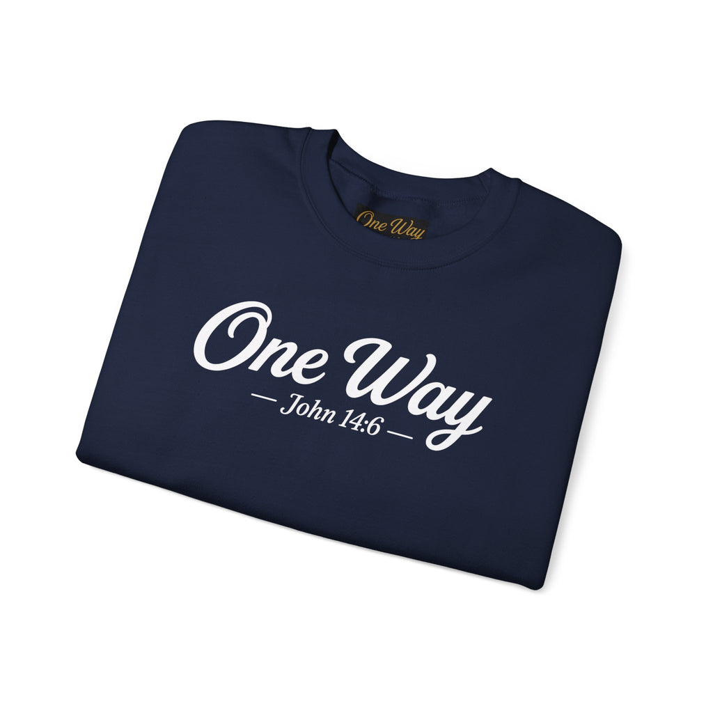 Gildan - Crew Neck - ONE WAY - John 14:6