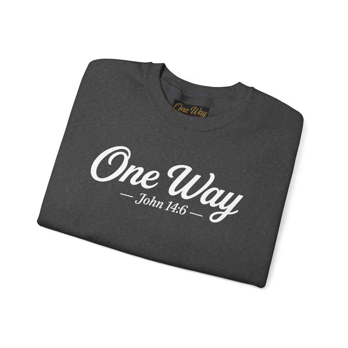 Gildan - Crew Neck - ONE WAY - John 14:6