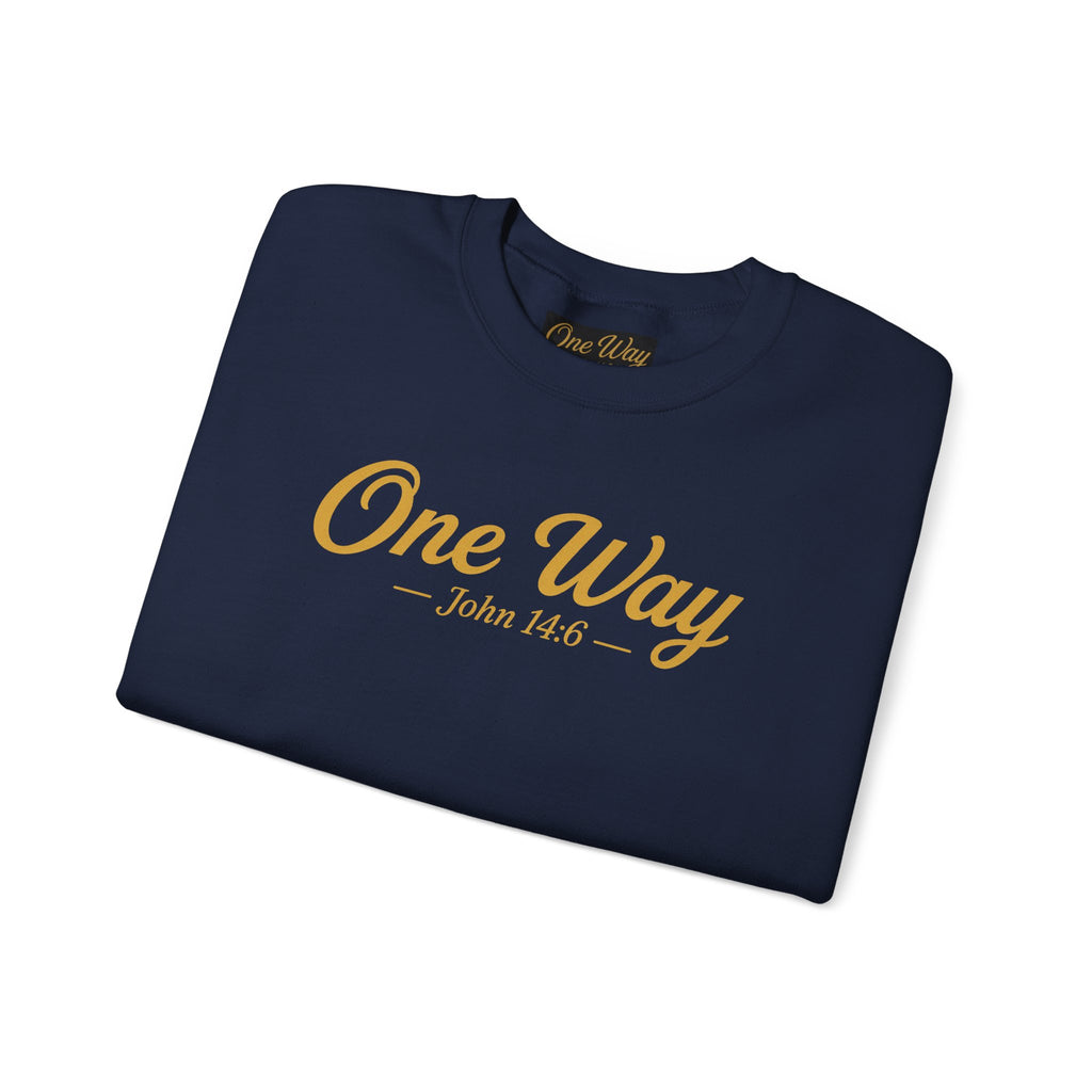 Gildan - Crew Neck - ONE WAY - John 14:6