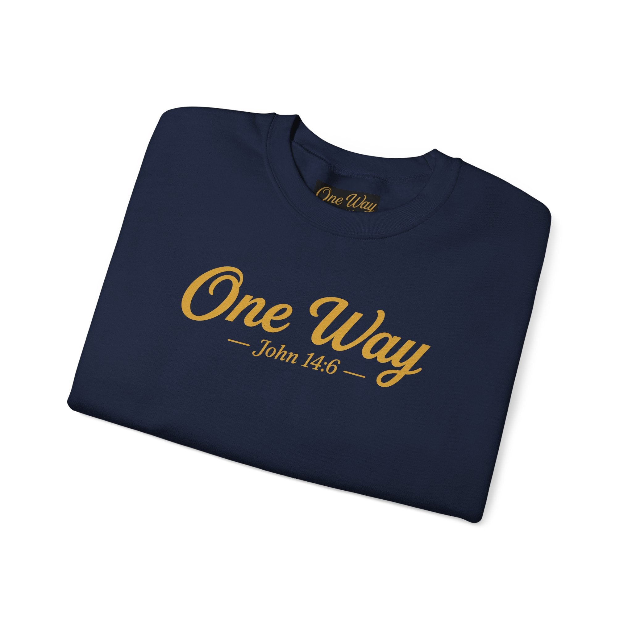 Gildan - Crew Neck - ONE WAY - John 14:6