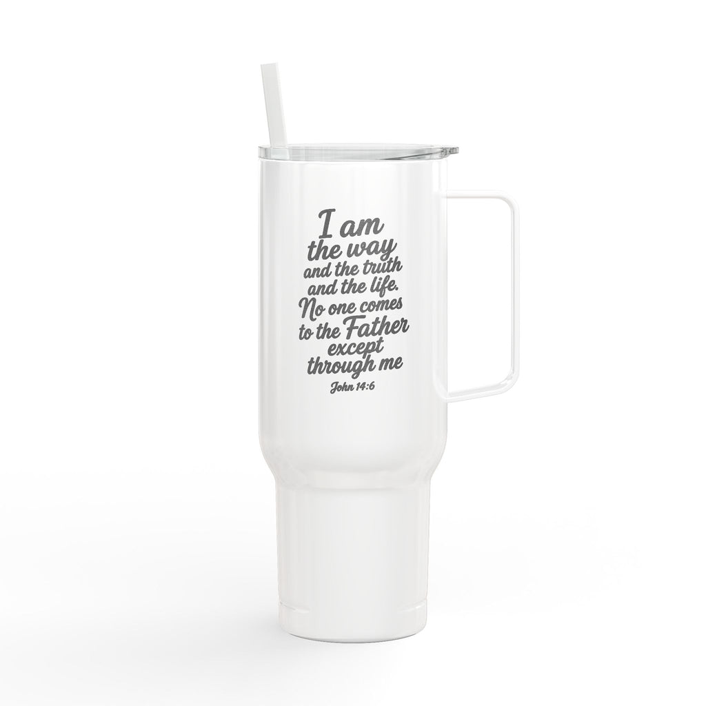 40oz Engraved Insulated Tumbler with Lid — Travel Mug for Coffee & Hydration