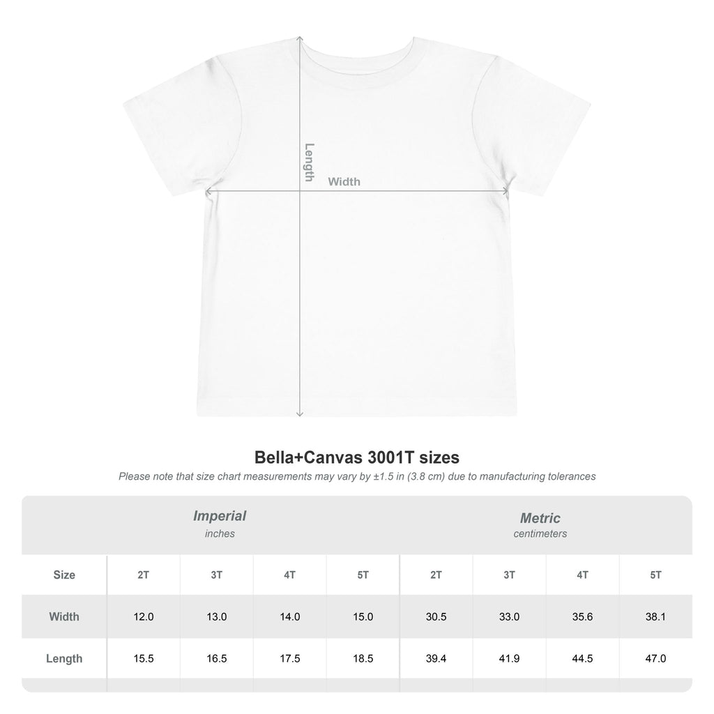 Toddler Tee - Bella Canvas - One Way Subtle