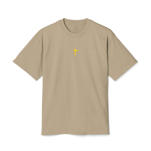 AS Colour - Embroidered - One Way Cross Gold