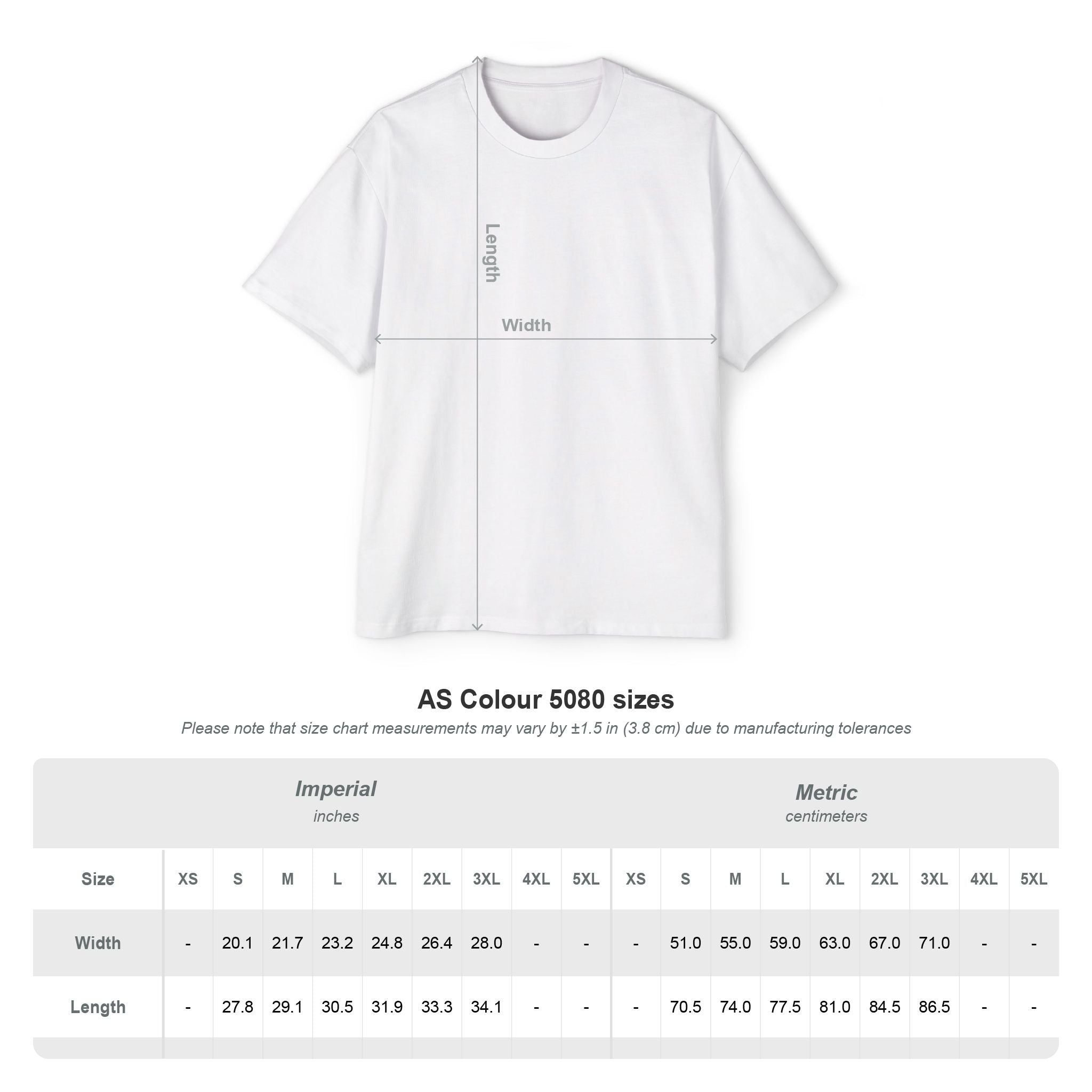 AS Colour Over Sized Tee - Life Style - Mark 16:15