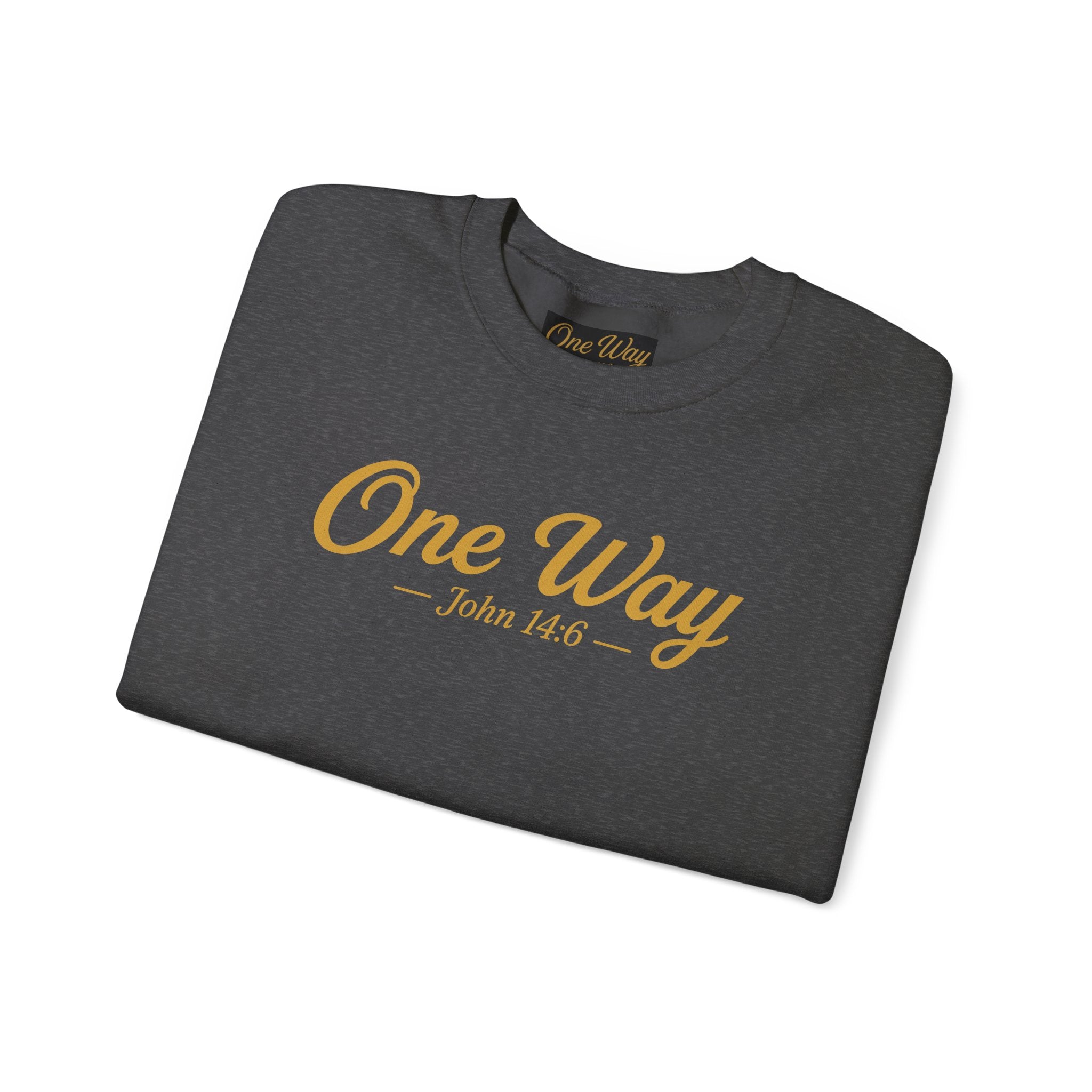 Gildan - Crew Neck - ONE WAY - John 14:6