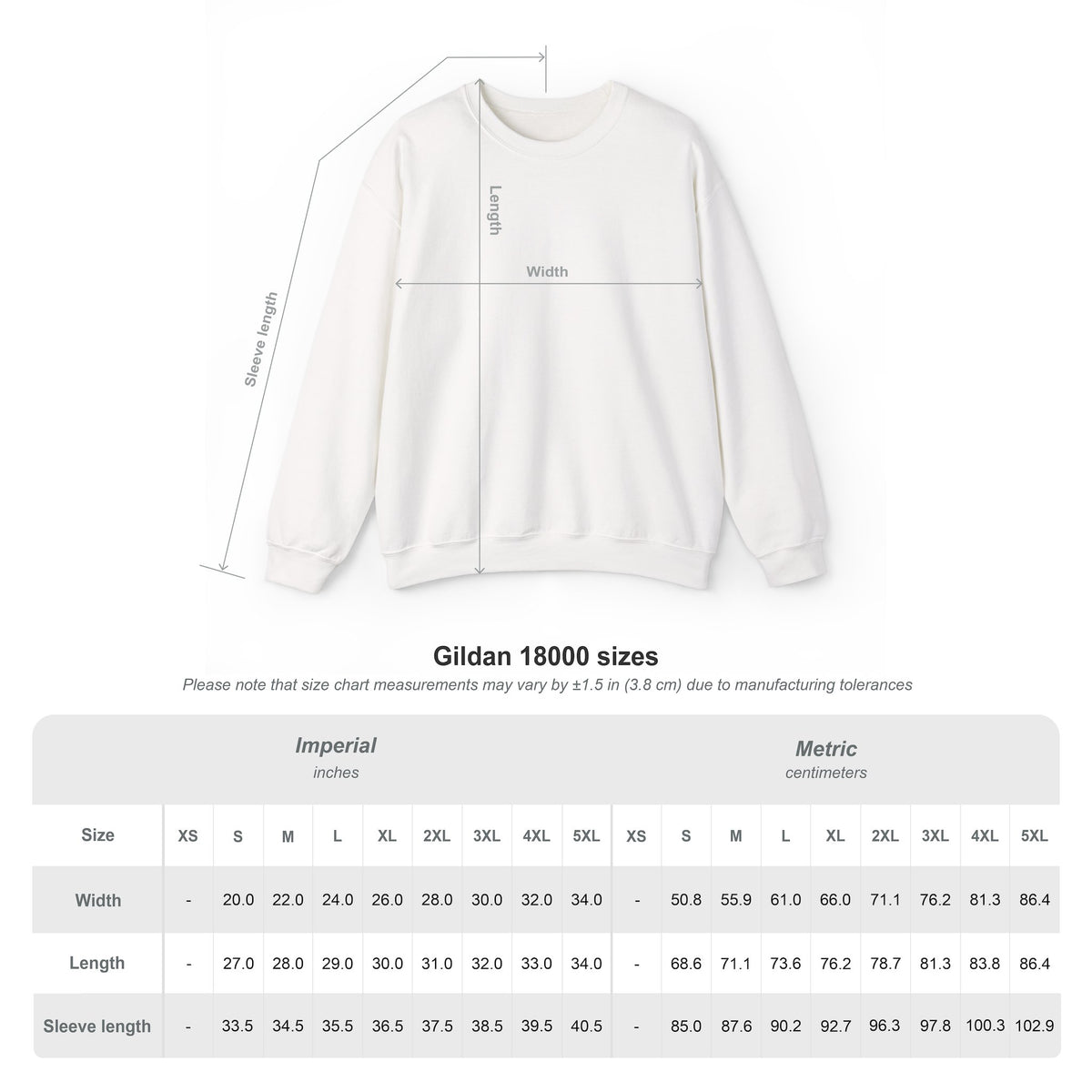 Gildan - Crew Neck - Subtle Cross