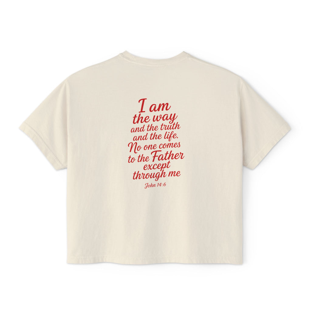 Comfort Colors Boxy Tee - Way of Life - One Way Cross