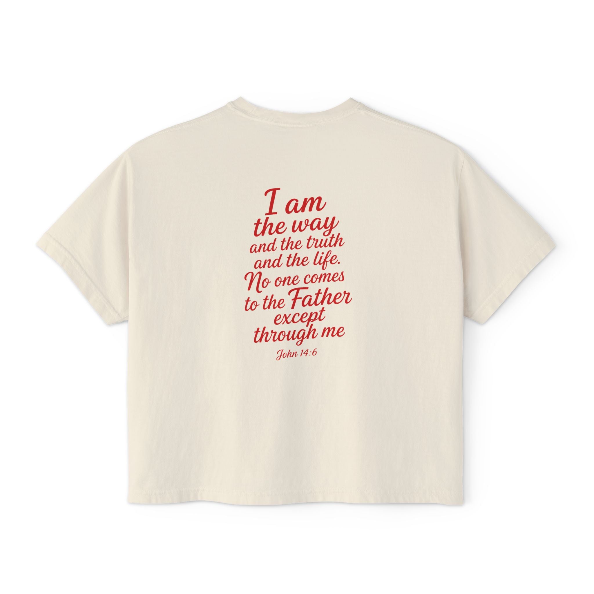 Comfort Colors Boxy Tee - Way of Life - One Way Cross