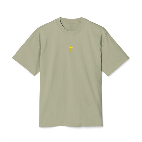 AS Colour - Embroidered - One Way Cross Gold